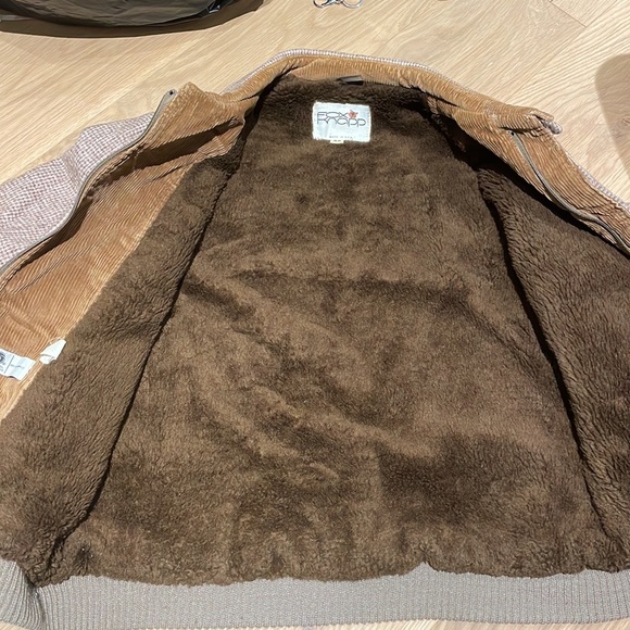 Vintage Fur lined bomber style jacket in men’s 42 - Picture 3 of 6